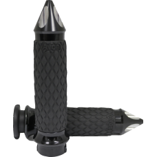 Avon Grips Diamond Contour Grips - Spike - Black - TBW - 0630-3109  DIA-65-AN-FL-SP