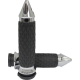 Avon Grips Diamond Contour Grips - Spike - Chrome - TBW - 0630-3106  DIA-60-CH-FL-SP