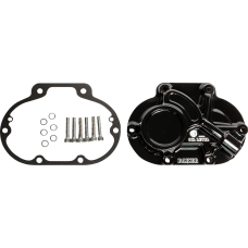 Baker Drivetrain Function-Formed Transmission Side Cover - Mechanical - Big Twin - Gloss Black - 1107-0730  BD-10605-A