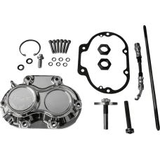 Baker Drivetrain Transmission Side Cover - Hydraulic - M8 - Polish - 1107-0727  M8-10602-A