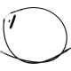 Barnett High-Efficiency Black Vinyl Clutch Cable - +10" - 0652-3007  101-30-10061-10