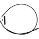 Barnett High-Efficiency Black Vinyl Clutch Cable - +6" - 0652-2993  101-30-10068-6