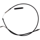 Barnett High-Efficiency Black Vinyl Clutch Cable - +6" - 0652-3041  101-30-10072-6