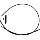 Barnett High-Efficiency Black Vinyl Clutch Cable - +8" - 0652-2994  101-30-10068-8