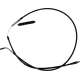 Barnett High-Efficiency Black Vinyl Clutch Cable - +8" - 0652-3042  101-30-10072-8