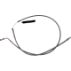 Barnett High-Efficiency Stainless Steel Clutch Cable for Harley-Davidson - +6" - 0652-3031  102-30-10073-6