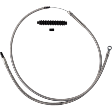 Barnett High-Efficiency Stainless Steel Clutch Cable for Harley-Davidson - +6" - 0652-3072  102-30-10063-6
