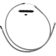 Barnett High-Efficiency Stainless Steel Clutch Cable for Harley-Davidson - +6" - 0652-3072  102-30-10063-6