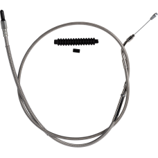 Barnett High-Efficiency Stainless Steel Clutch Cable for Harley-Davidson - +6" - 0652-3081  102-30-10066-6