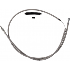 Barnett High-Efficiency Stainless Steel Clutch Cable for Harley-Davidson - +8" - 0652-3091  102-30-10067-8