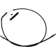 Barnett High-Efficiency Stealth Clutch Cable - +6" - 0652-3013  131-30-10061-6