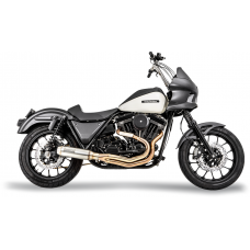 Bassani Xhaust 2-into-1 Exhaust System with Super Bike 4" Muffler - Stainless Steel - 1800-2673  1FXR3SS
