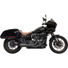Bassani Xhaust 2-into-1 The Ripper Short Road Rage Exhaust System - Black - 1800-2666  1S74RBE
