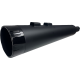 Bassani Xhaust 4-1/2" Slip-On Mufflers - Black with Black End Cap - Twin Cam Touring - 1801-1840  1F744B