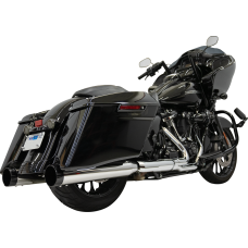 Bassani Xhaust 4-1/2" Slip-On Mufflers - Chrome - 1801-1773  1F745