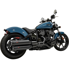 Bassani Xhaust 4" Slip-On Mufflers - Black - 1811-4470  8CH17B