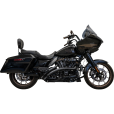 Bassani Xhaust Sweeper Radial Exhaust System with Heat Shields - Black - 1800-2660  1F21FB