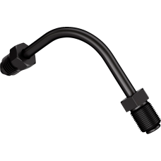 Bf Goodrich Universal Banjo - 90° - Long Brake Adaptor - Side Bend - Black - 1742-0738  P691-03ZBK