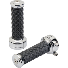 Biltwell Grips - Alumicore - Custom - Chrome - 0630-3073  6606-105-01