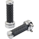Biltwell Grips - Alumicore - Custom - Chrome - 0630-3073  6606-105-01