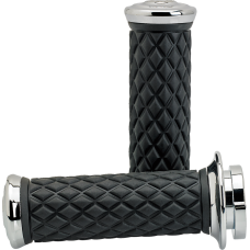 Biltwell Grips - Alumicore - TBW - Chrome - 0630-3187  6608-105-01