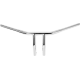 Burly Brand Handlebar - Drag - 9-1/2" - TBW - Chrome - 0601-6300  B12-4503C