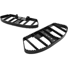 Burly Brand MX Floorboards - Black - FL - 1621-1141  B13-1052B