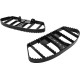 Burly Brand MX Floorboards - Black - FL - 1621-1141  B13-1052B