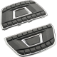 Ciro Chicane Floorboard Inserts - Passenger - Chrome - 1621-1170 61800