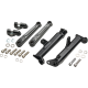 Ciro Frame Mounted Adjustable Highway Peg Mount - Extended - Black - 1620-2667 60621