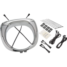 Ciro Headlight Bezel - Fang® - Chieftain - Chrome - 2001-2918 46205