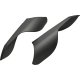 Ciro Heat Deflectors - Black - Indian - 0504-0434 16001