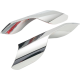 Ciro Heat Deflectors - Chrome - Indian - 0504-0433 16000