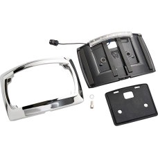 Ciro License Plate Frame - LED - Curved - Chrome - 2030-2419 40500
