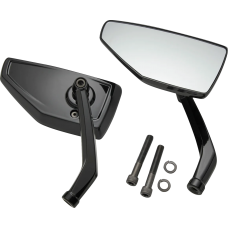 Ciro Mirrors - Chicane - Side View - Black - Left/Right - Pair - 0640-1832 55020