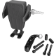 Ciro Phone Holder - Cybercharger® - Gen 2 - Black - Chrome Offset Perch Mount - 0636-0579 55310
