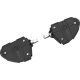 Ciro RydeCulture Footrests - Black - 1/2" Clevis Mount - 1620-2520  6R001