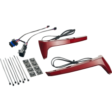 Ciro Saddlebag Lights - Red Lens - Red Turn Signal - Indian - 2040-3252  4R110