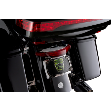 Ciro Taillight/License Plate Mount - Red Lens - Chrome - 2010-1509 40473