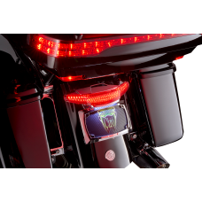 Ciro Taillight/License Plate Mount - Smoke Lens - Chrome - 2010-1507 40453