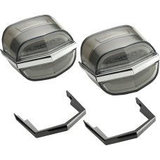 Ciro Taillights - Light Smoke Lens - Tri Glide - 2010-1525 40933