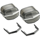 Ciro Taillights - Light Smoke Lens - Tri Glide - 2010-1525 40933