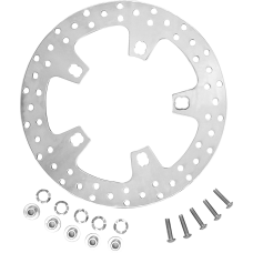 Coastal Moto Brake Rotor - 11.5" - Front - Polished - '00-'07 Touring - 1710-4590  CM-FR-115P