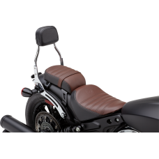 Cobra Detachable Backrest - Mini - Chrome - Bobber - 1501-0751  502-2015