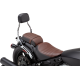 Cobra Detachable Backrest - Mini - Chrome - Bobber - 1501-0751  502-2015