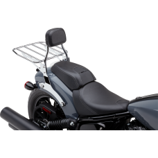 Cobra Detachable Backrest - Mini - Chrome - Chieftain - 1501-0749  502-2012