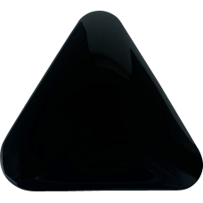 Custom Dynamics Fender 3-Hole Cover - Rear - Black - 2030-2355  CD-ELIM-TRI-B