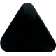 Custom Dynamics Fender 3-Hole Cover - Rear - Black - 2030-2355  CD-ELIM-TRI-B