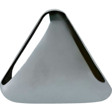Custom Dynamics Fender 3-Hole Cover - Rear - Chrome - 2030-2356  CD-ELIM-TRI-C