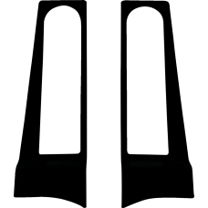 Custom Dynamics Fender Support Bolt Covers - Black - 2040-3199  CD-FILL-COV-B